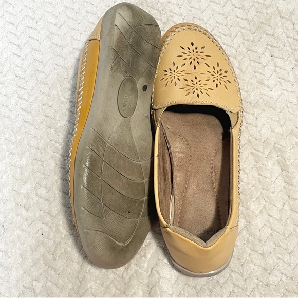 Earth Origins Women's Boho Loralei Flat Amber Yellow Leather Size 7.5 - Picture 7 of 8
